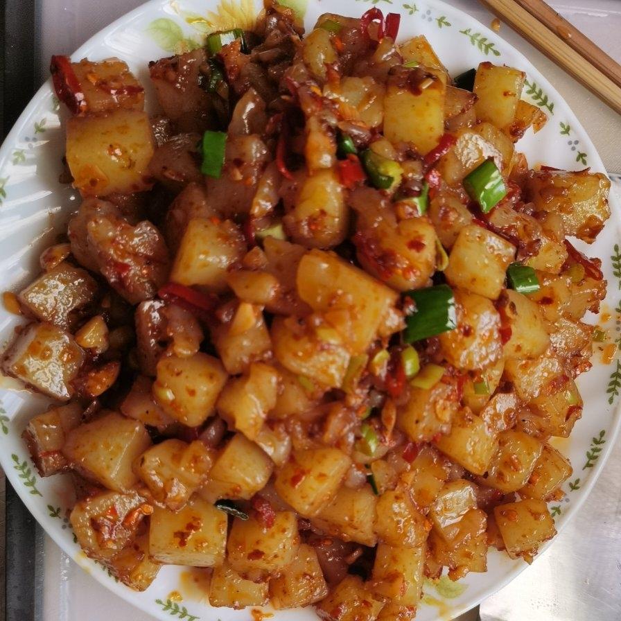 炒凉粉