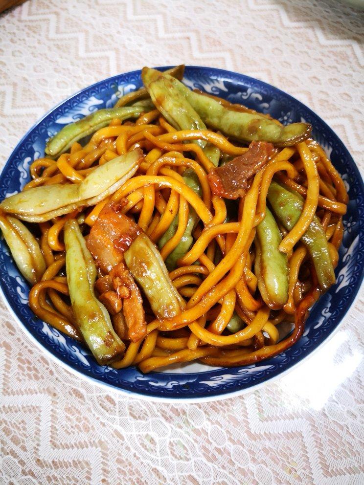 芸豆焖面（附万能的腌肉不老的办法）