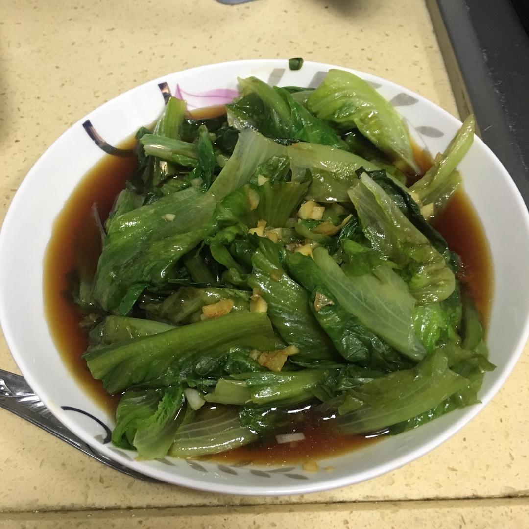 家常菜 蚝油生菜