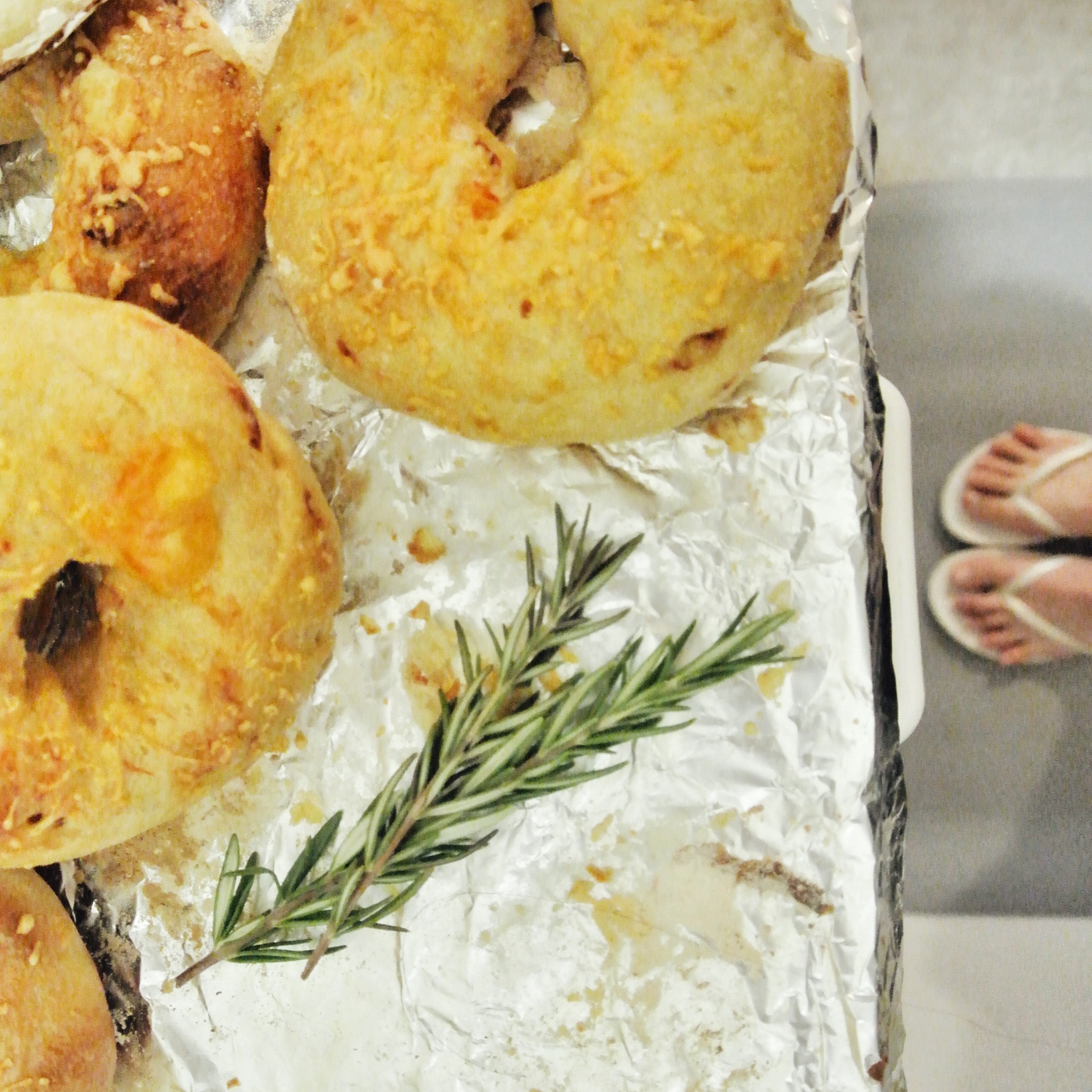 番茄干芝士貝果（sundried tomato Asiago bagels)