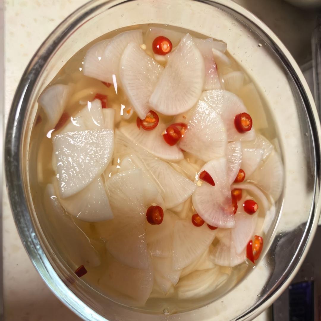 腌萝卜，酸甜爽口
