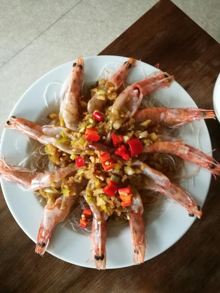 蒜蓉粉丝蒸虾