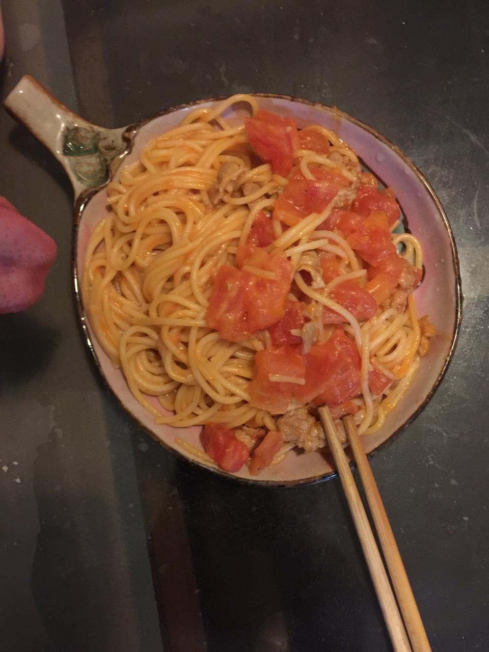 番茄肉酱意大利面