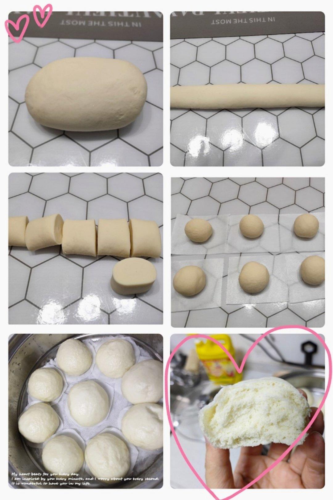 新手做馒头也能100%成功——附上非常详细的视频步骤（一次发酵法）