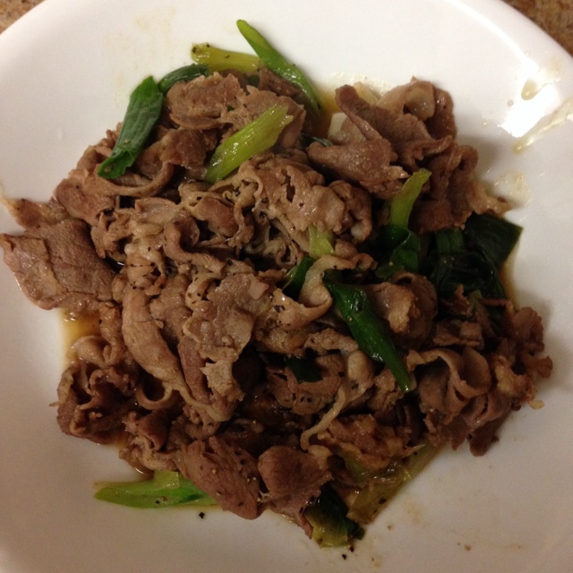 葱爆羊肉