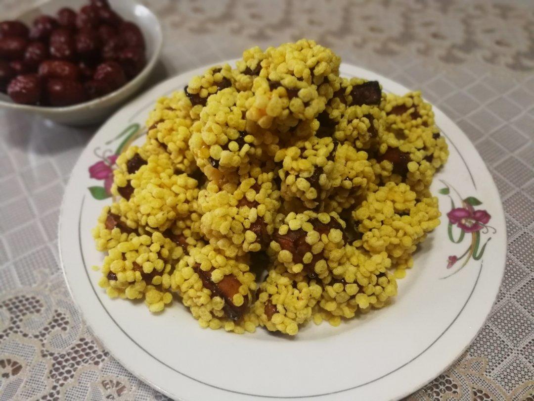黄金地瓜酥（玉米片拔丝红薯）