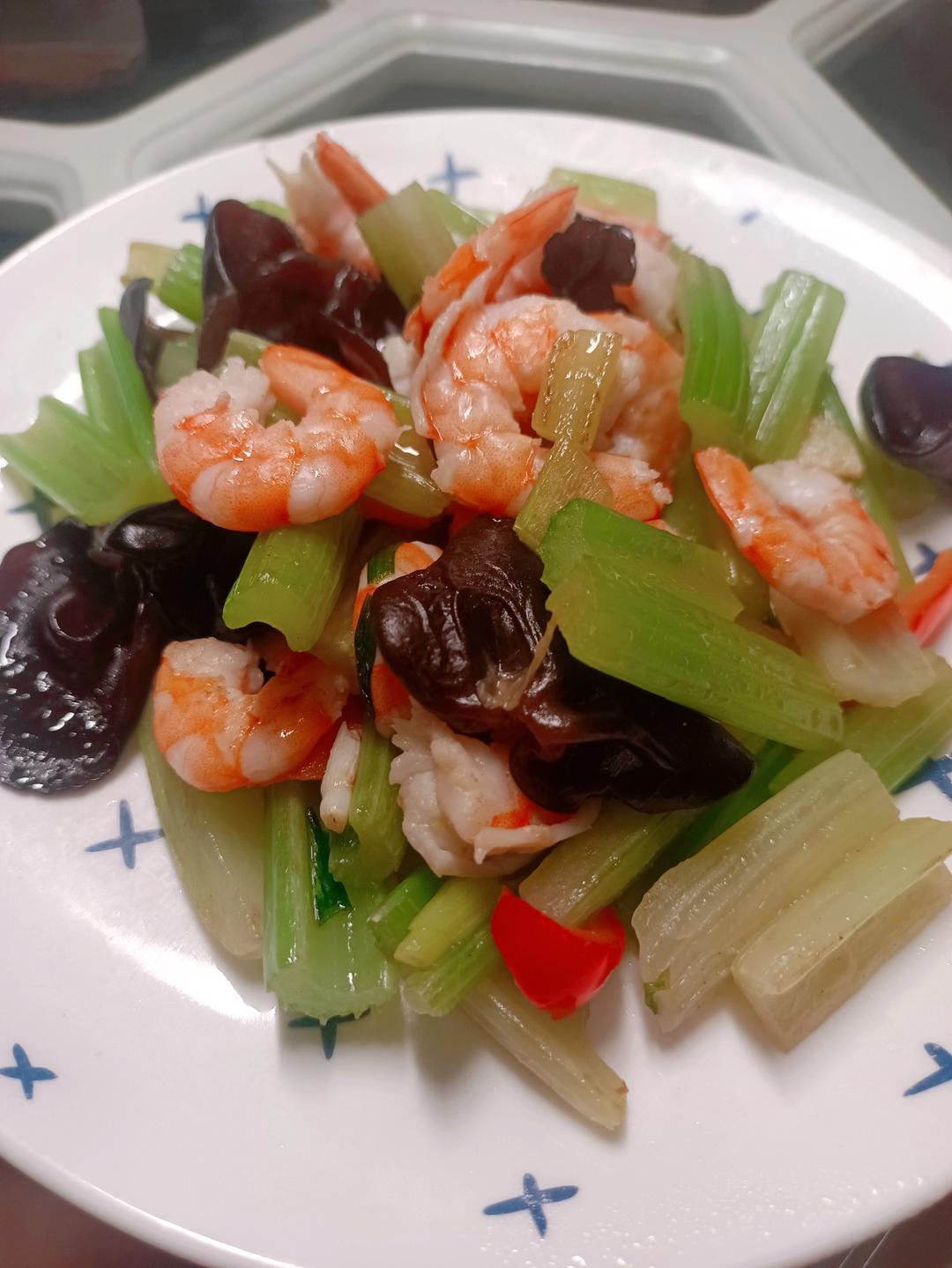 芹菜炒虾仁