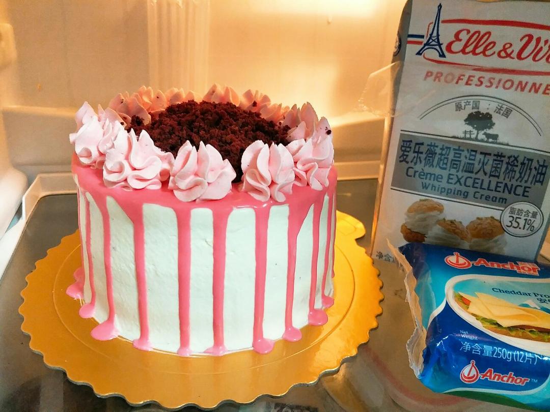 简单快手又美丽的芝士淋面