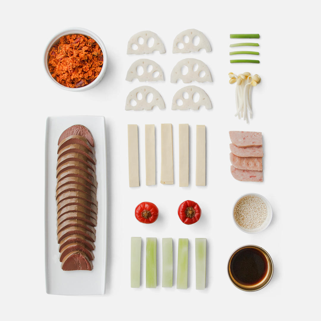 三刻321cooking做的红油冒鸭血【食材包操作说明】