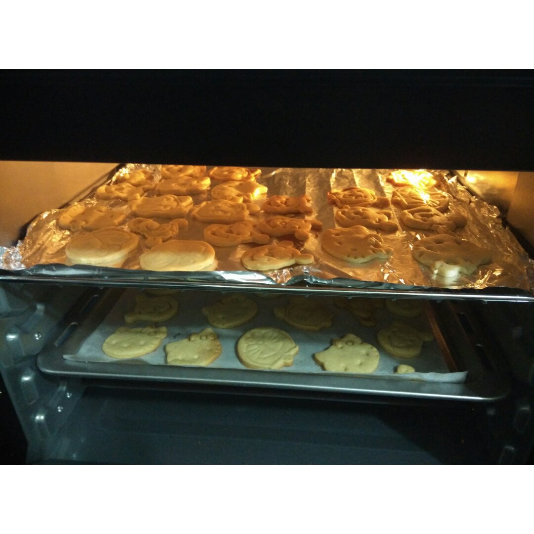卡通黄油饼干