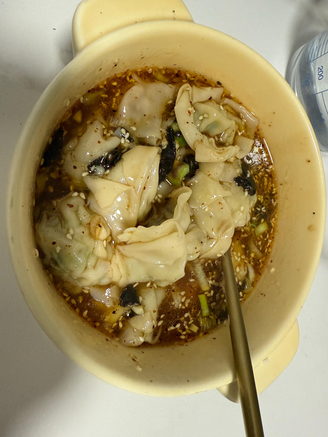 🔥好吃到汤汁都不剩❗️酸汤馄饨❗️