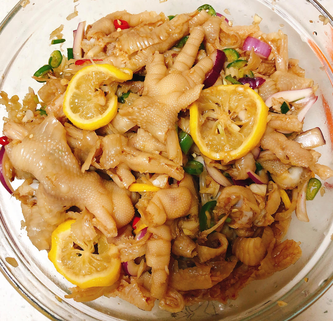 康777做的超简单的柠檬无骨鸡爪