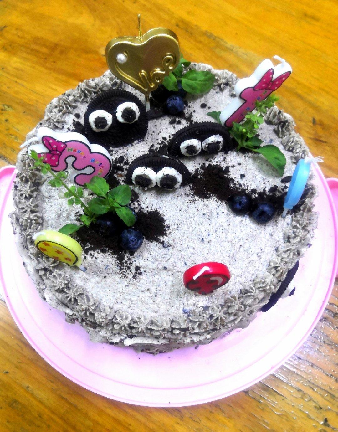 奥利奥咸奶油戚风蛋糕