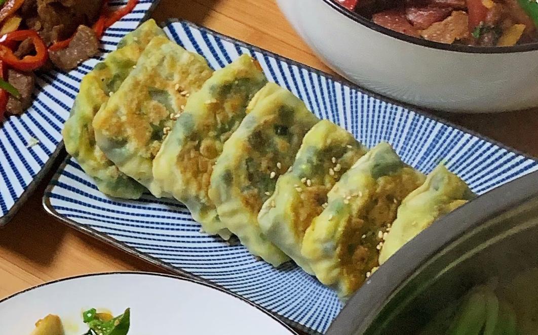 皮薄馅多的韭菜盒子