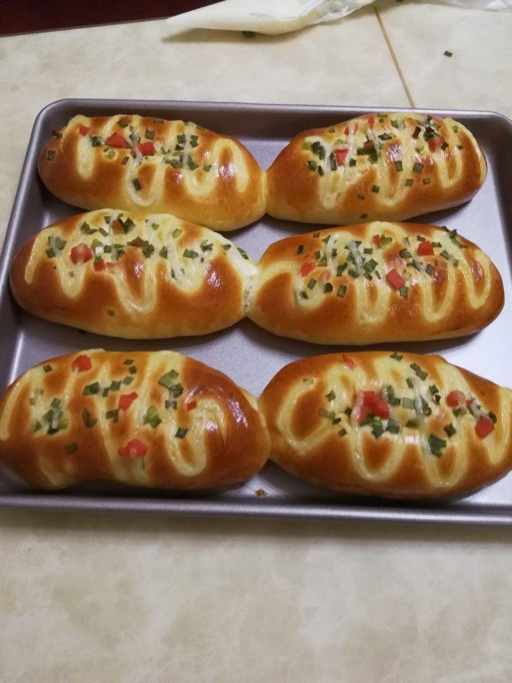 香葱火腿肉松面包