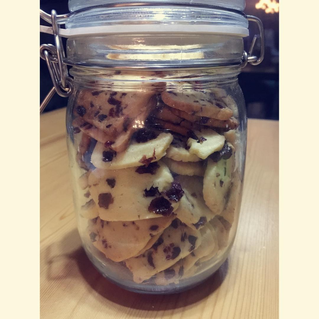 低糖少油版蔓越莓饼干