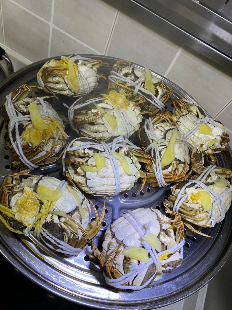清蒸大闸蟹