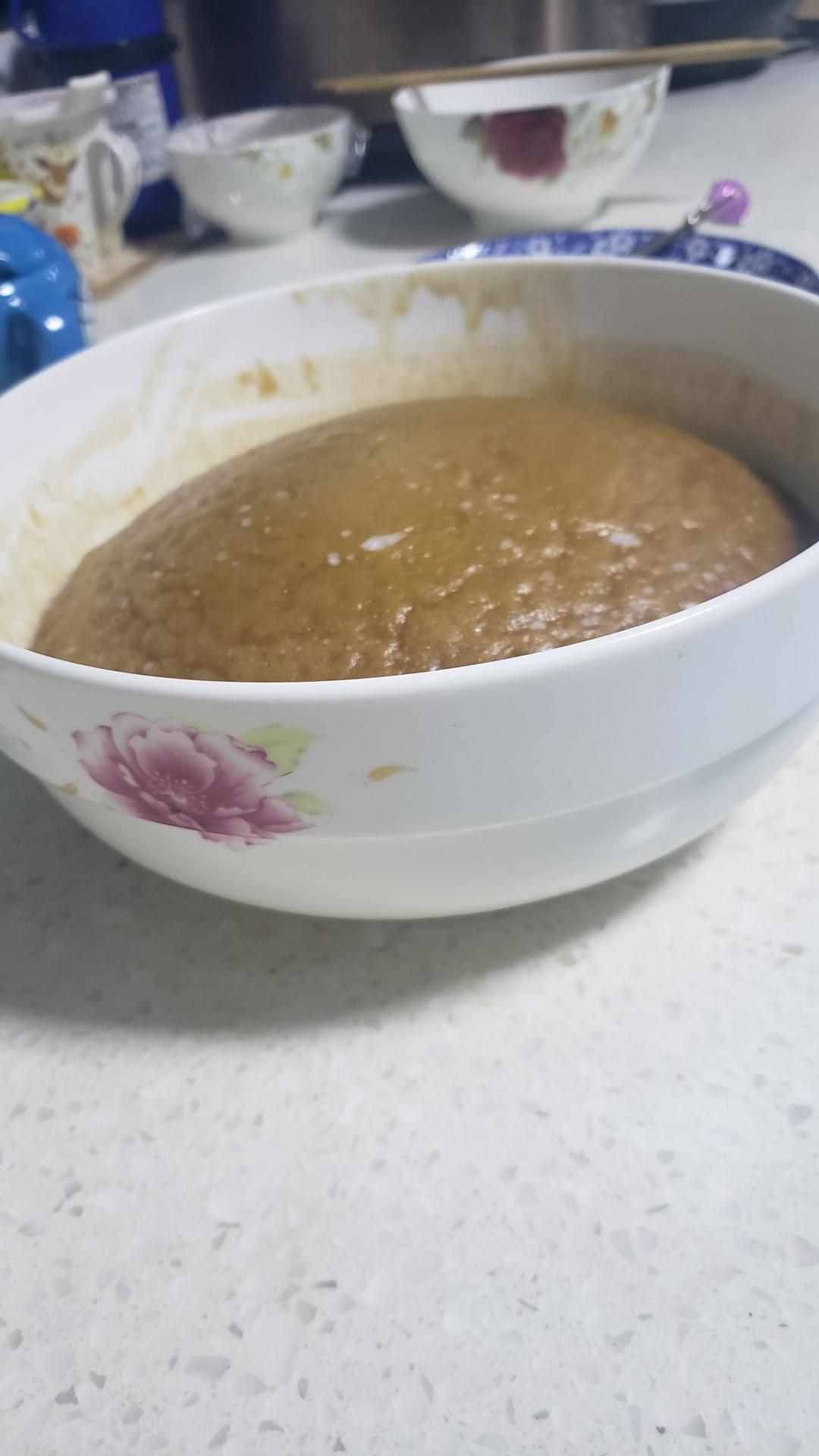 不加泡打粉的红糖马拉糕