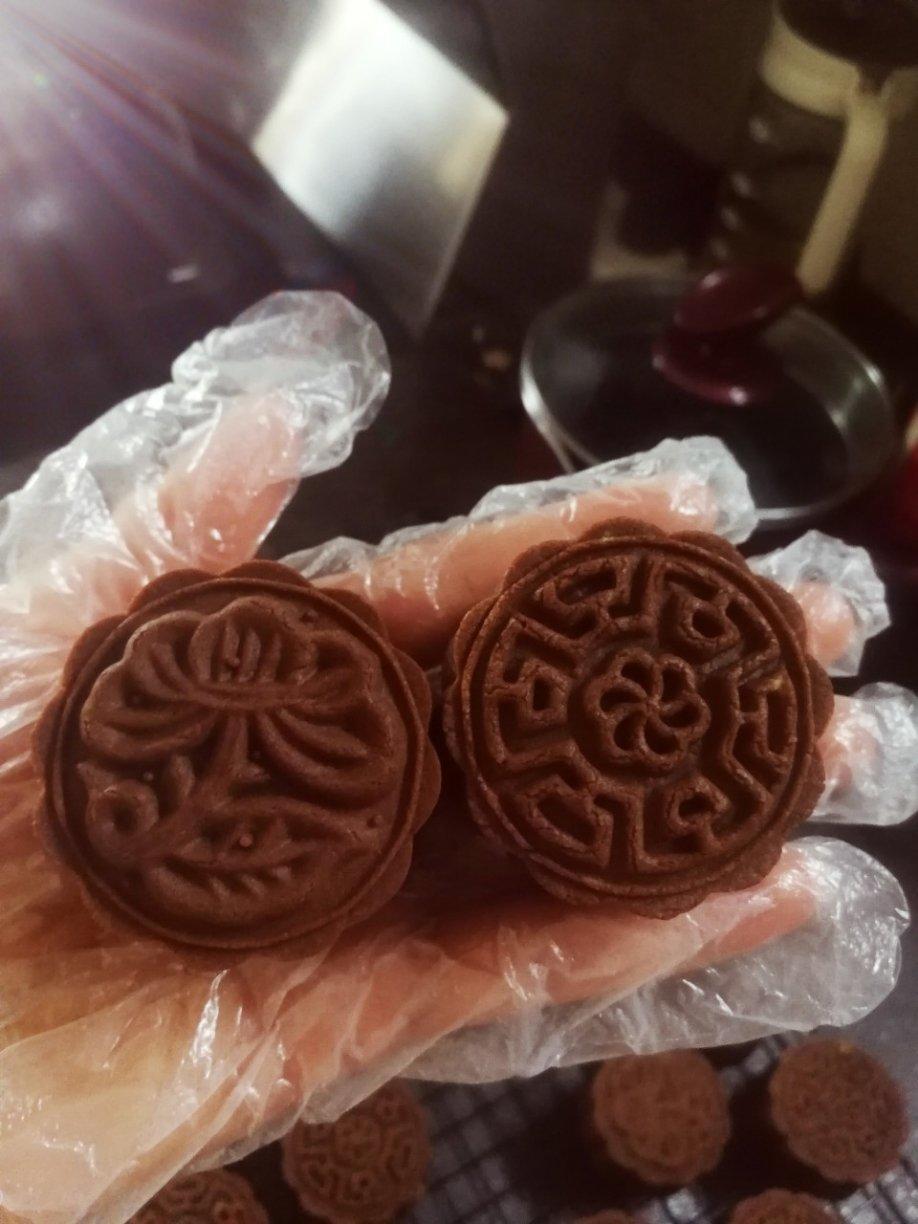 巧克力金沙月饼