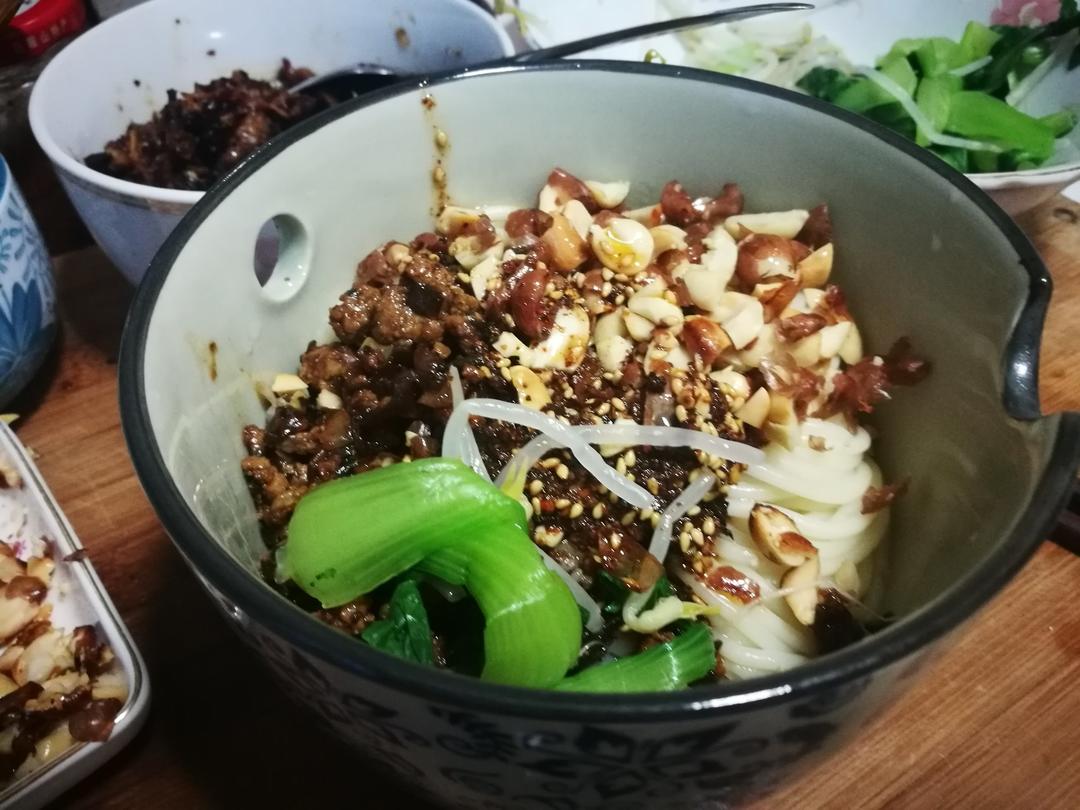豌豆干杂面