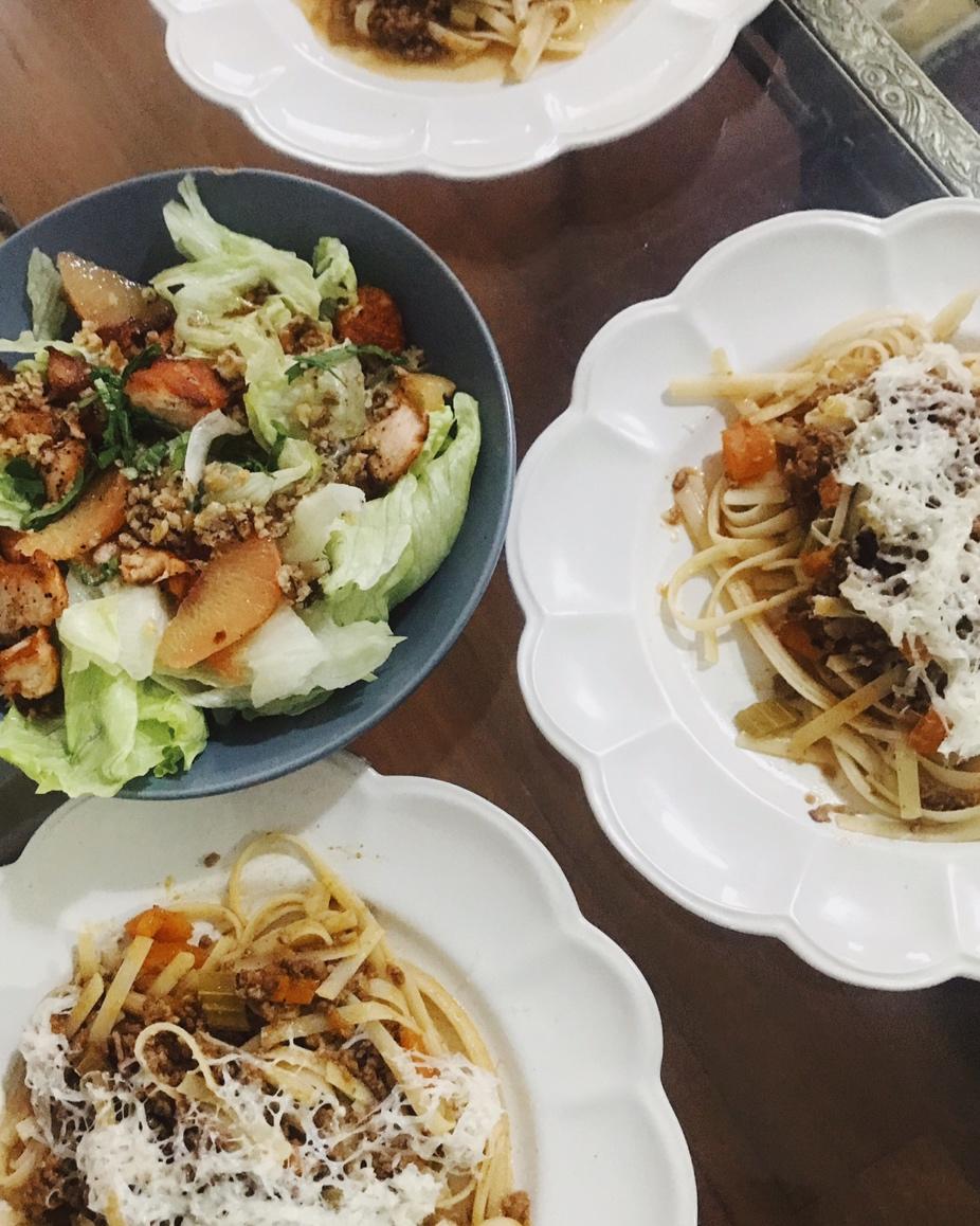 浓郁版本的意大利肉酱Bolognaise spaghetti