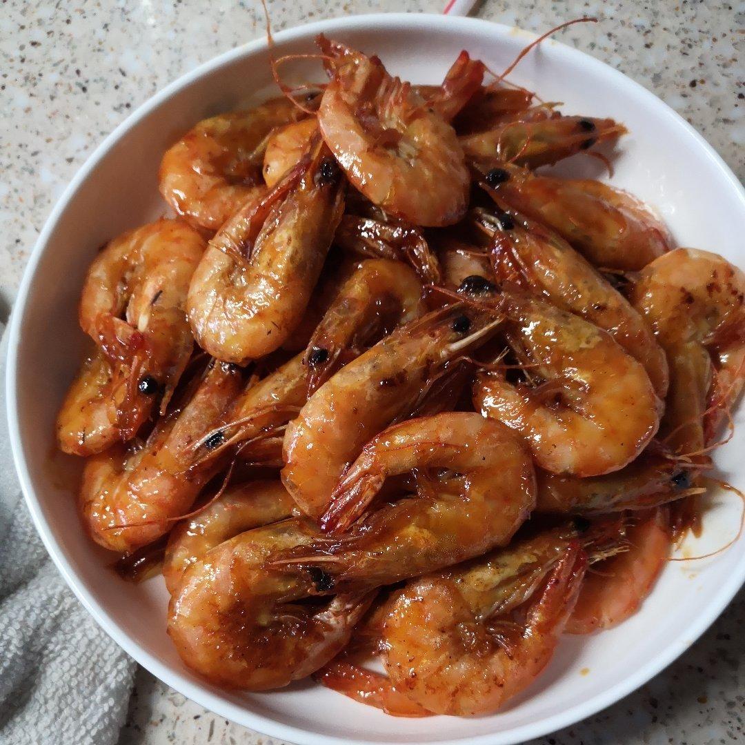 简单的番茄大虾