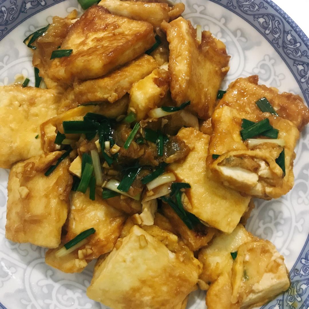 无敌好吃的香煎豆腐