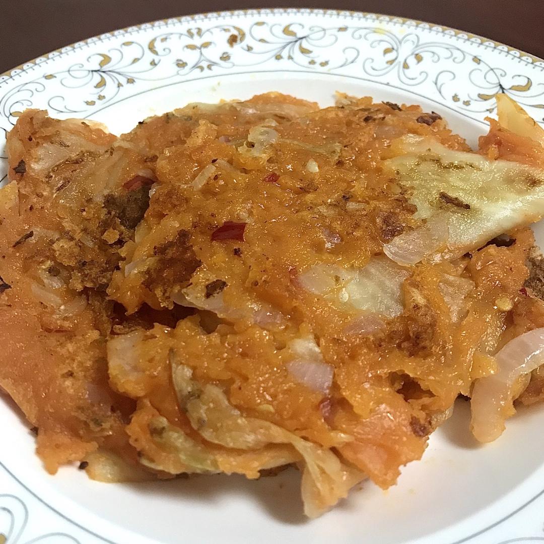 15分钟完成韩式泡菜饼／辣白菜饼