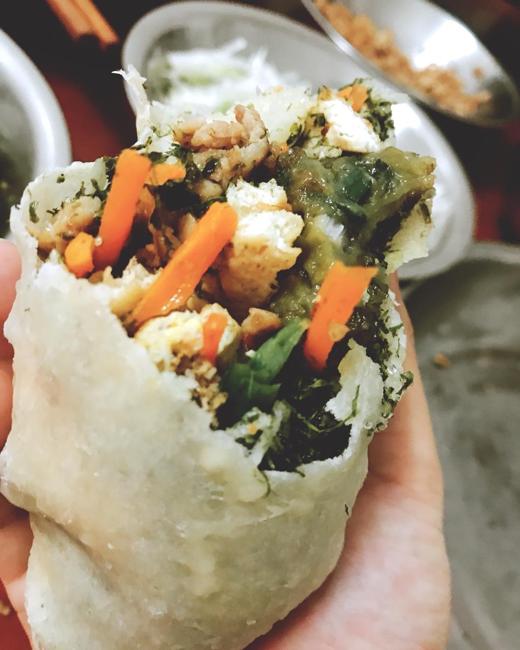 纯纯无敌做的闽南润饼菜