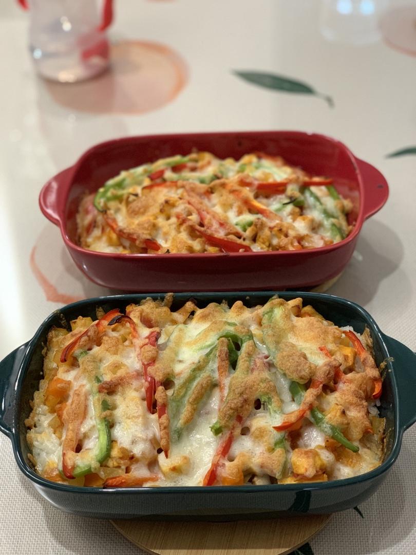 番茄鸡肉浓情焗饭【两人份】