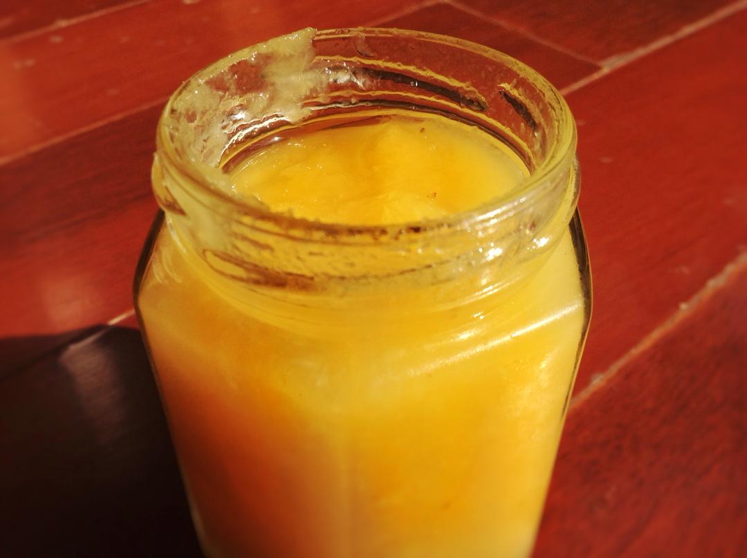 化麦麦做的秒杀榨汁版菠萝酱百分百菠萝颗粒酱