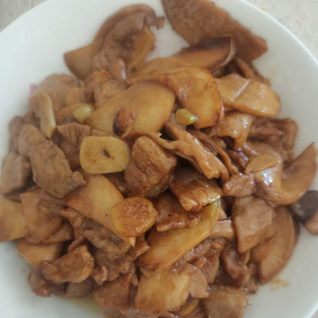 肉炒杏鲍菇