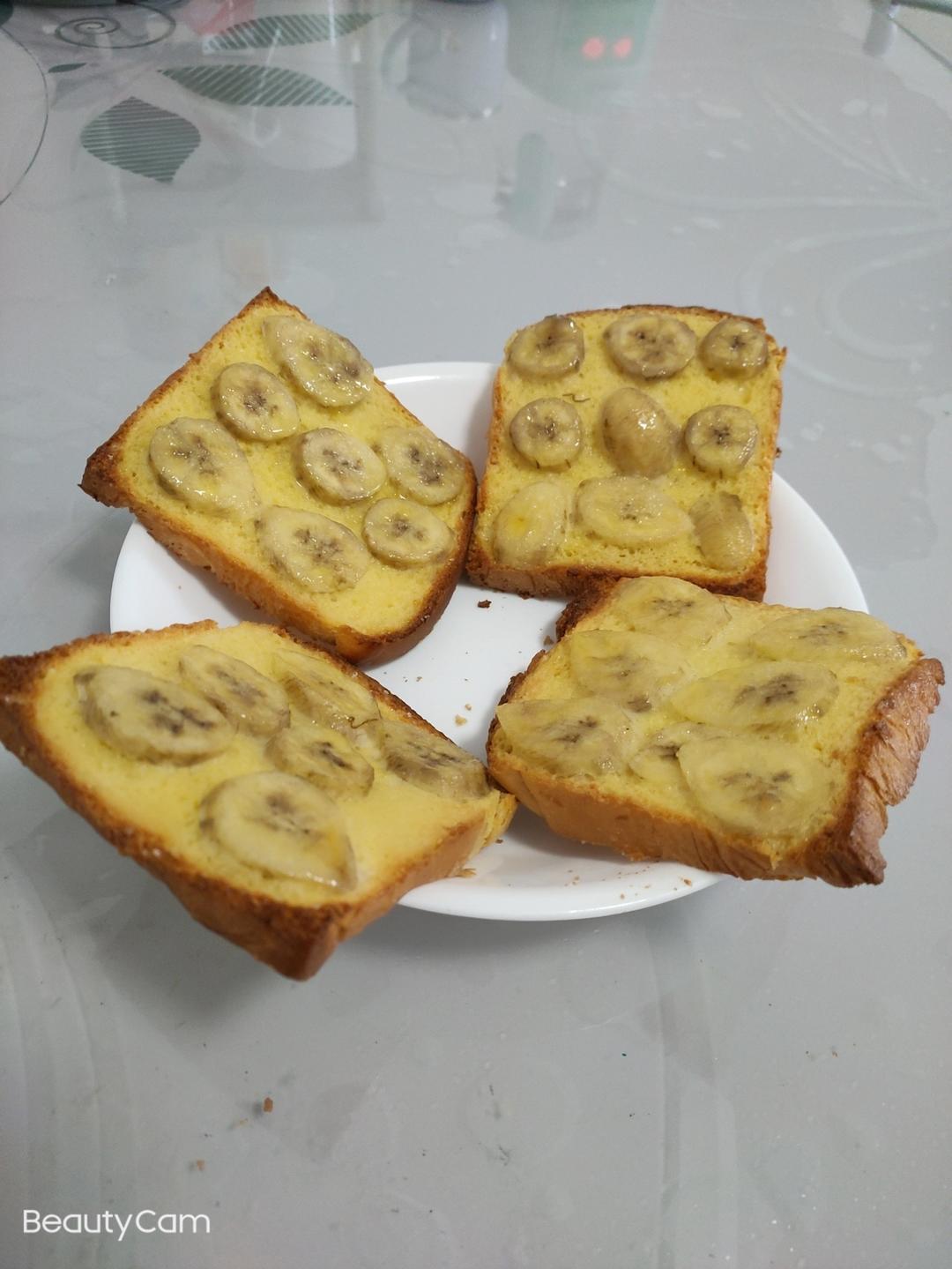 好吃到哭的香蕉烤吐司❗️酥脆香甜❗️零失败❗️