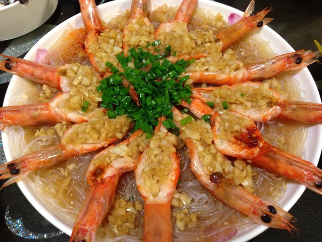 蒜蓉粉丝蒸虾