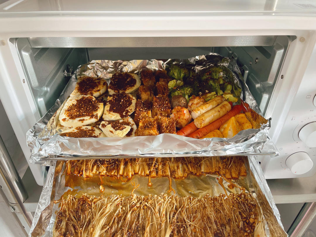 烤肉菜，孩子吃（烤箱版）