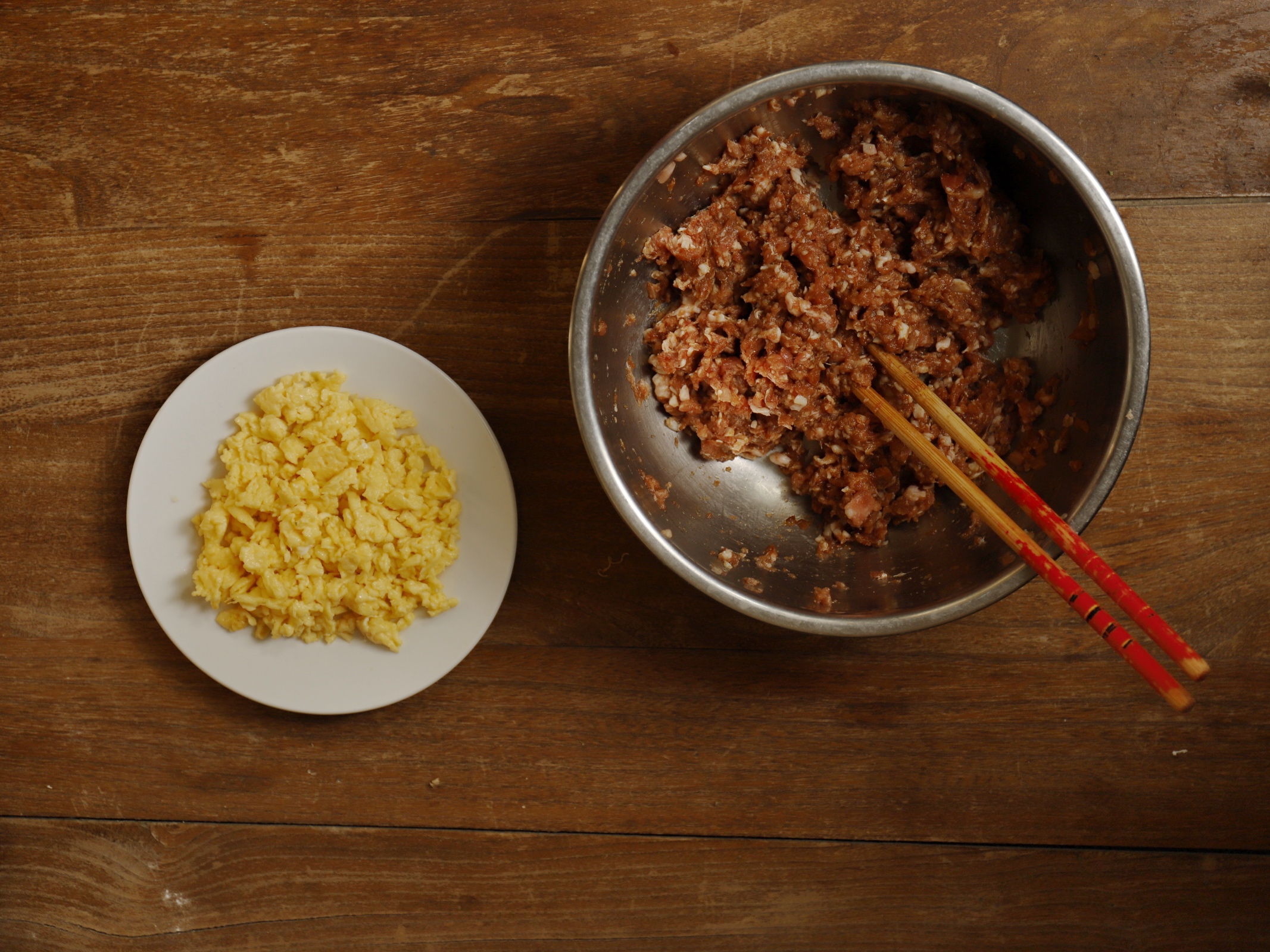 猪肉韭菜饺子—春天的食物的做法 步骤4