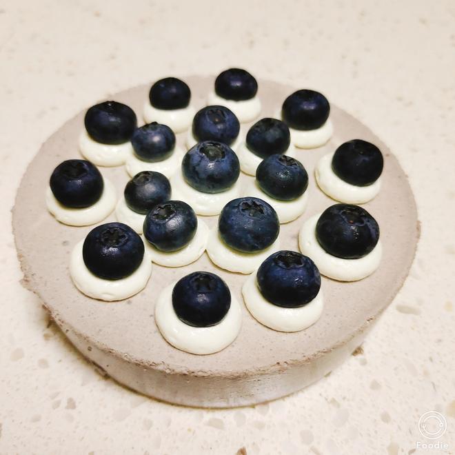 蓝莓慕斯蛋糕@2个五寸的做法