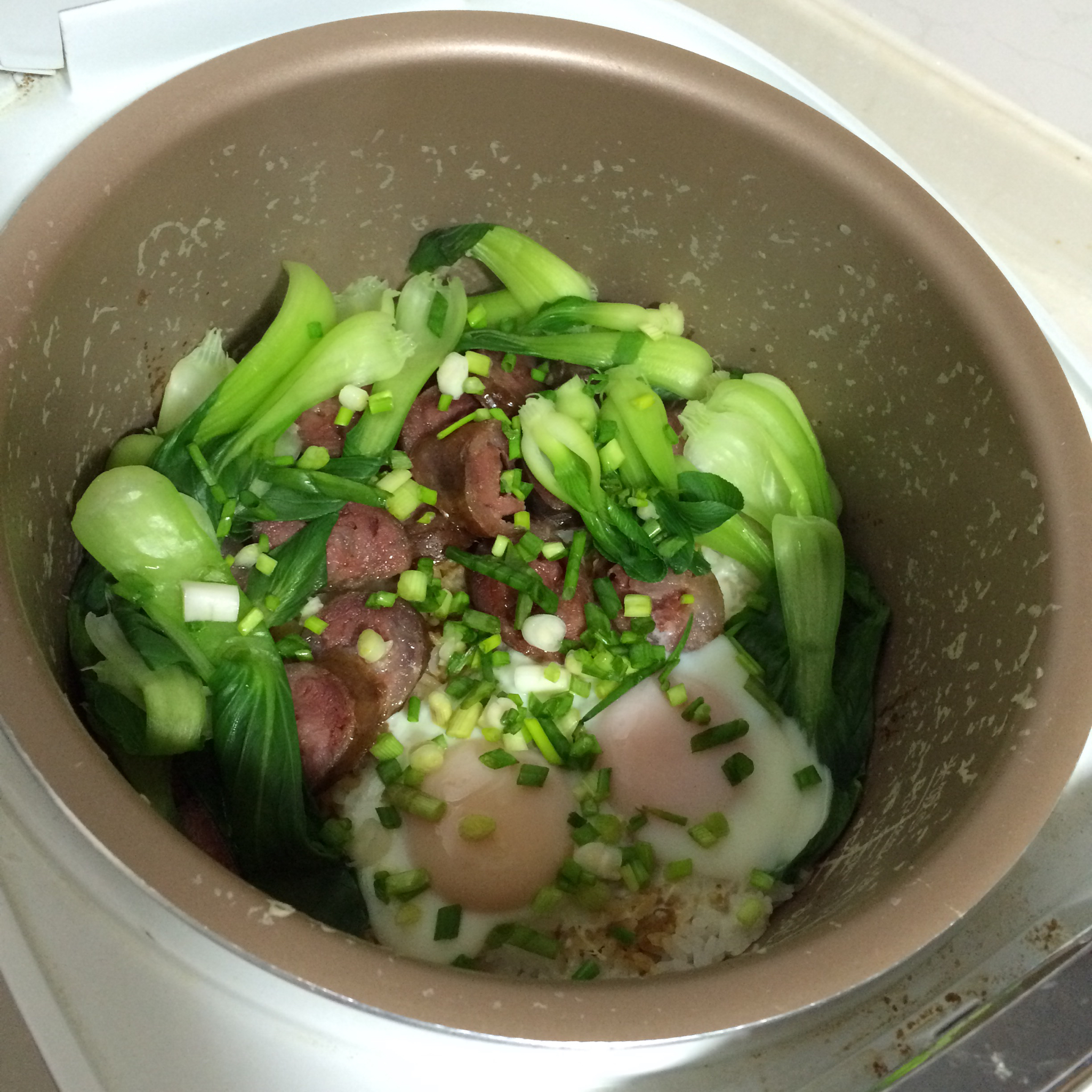 腊肠煲仔饭电饭锅版
