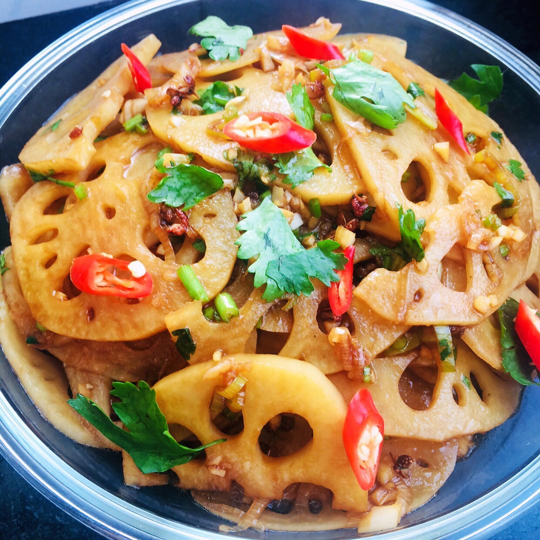 小罗贝做的夏天开胃的凉拌藕片