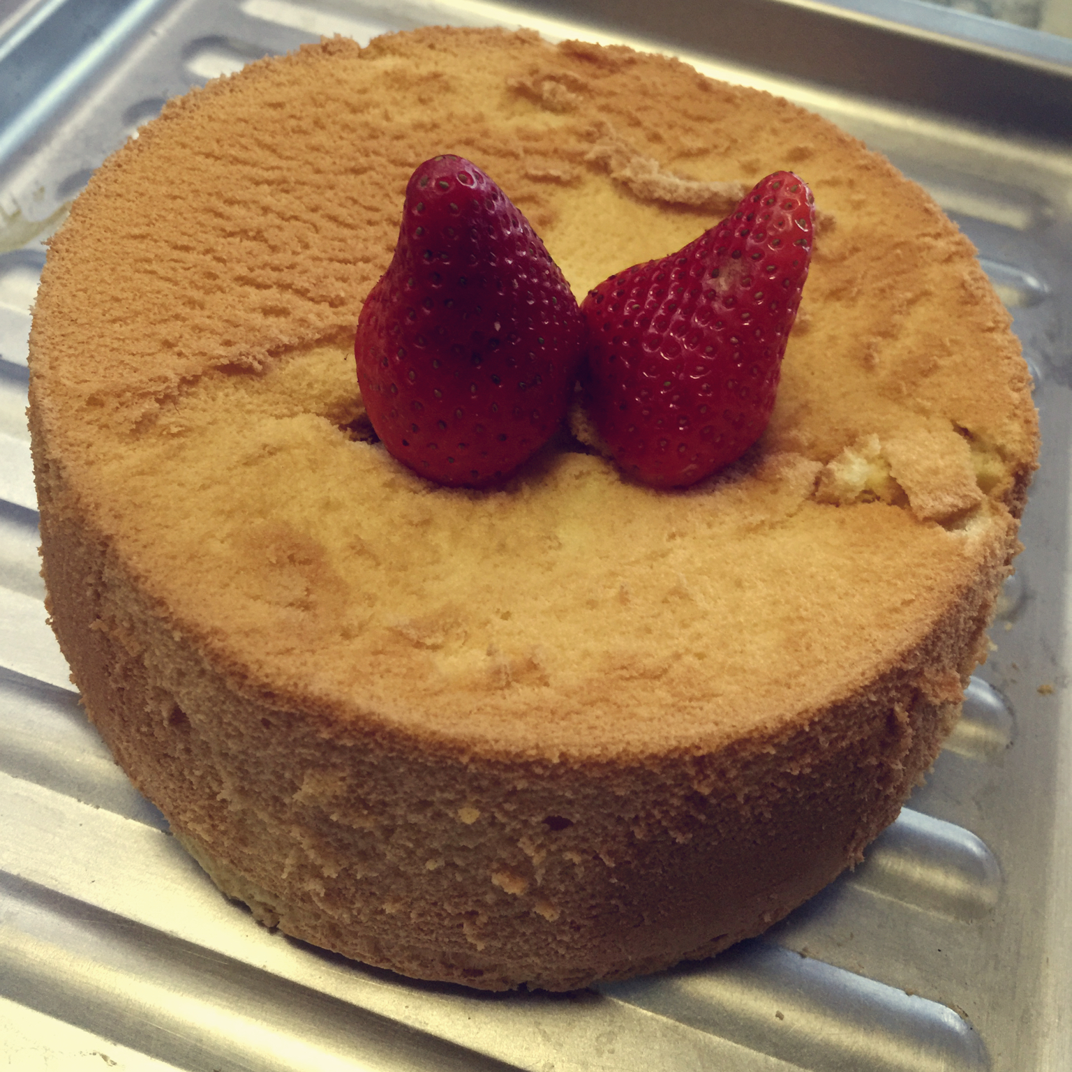 6寸原味戚风蛋糕