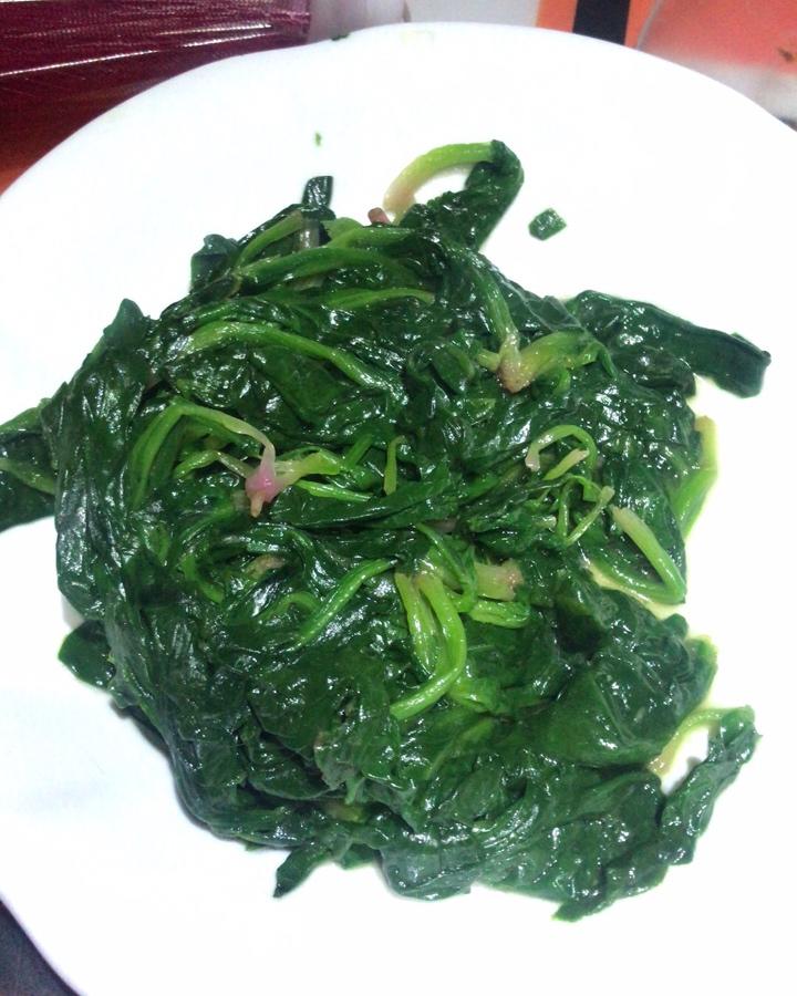 清炒菠菜