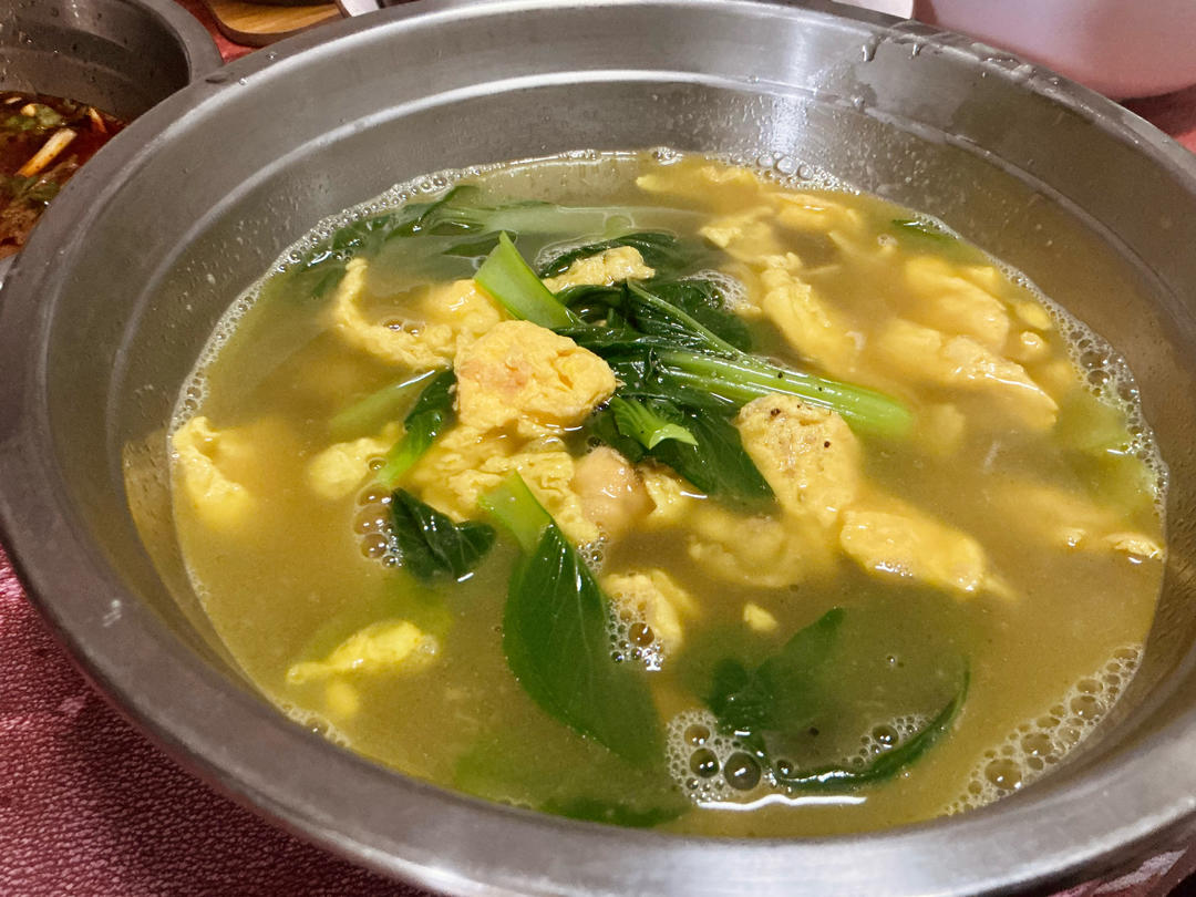 小白菜鸡蛋汤