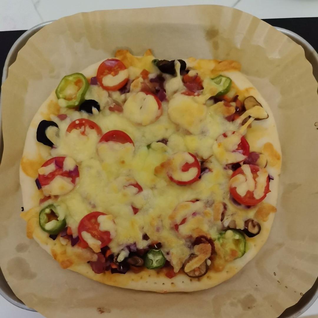 4种口味小披萨备餐