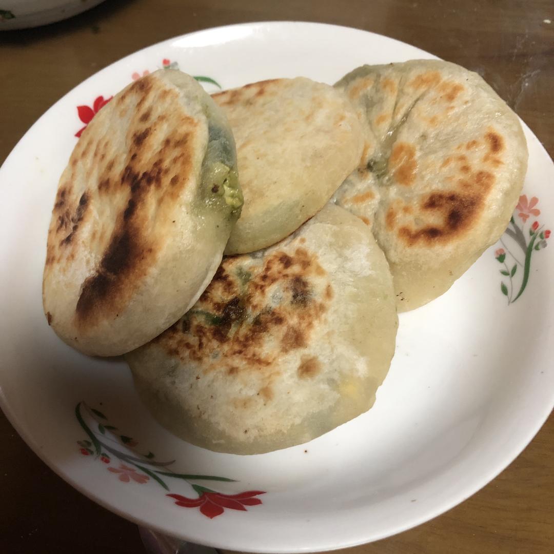 韭菜鸡蛋粉条馅饼的做法 步骤8