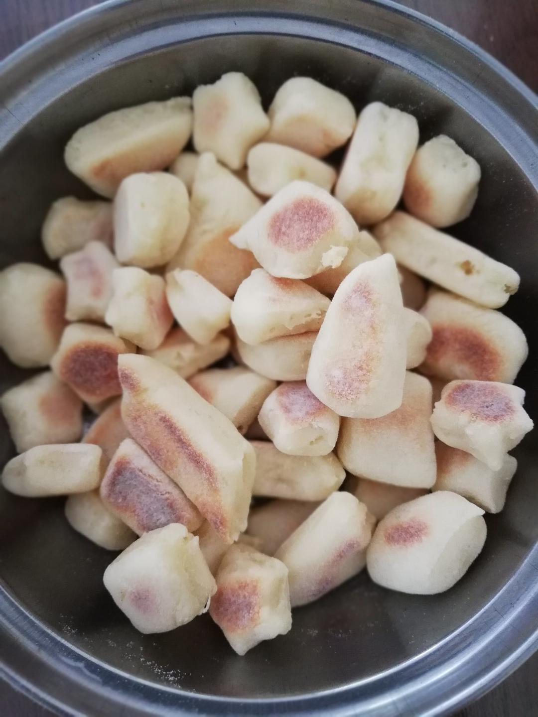 记录我的第一次发面山药糕