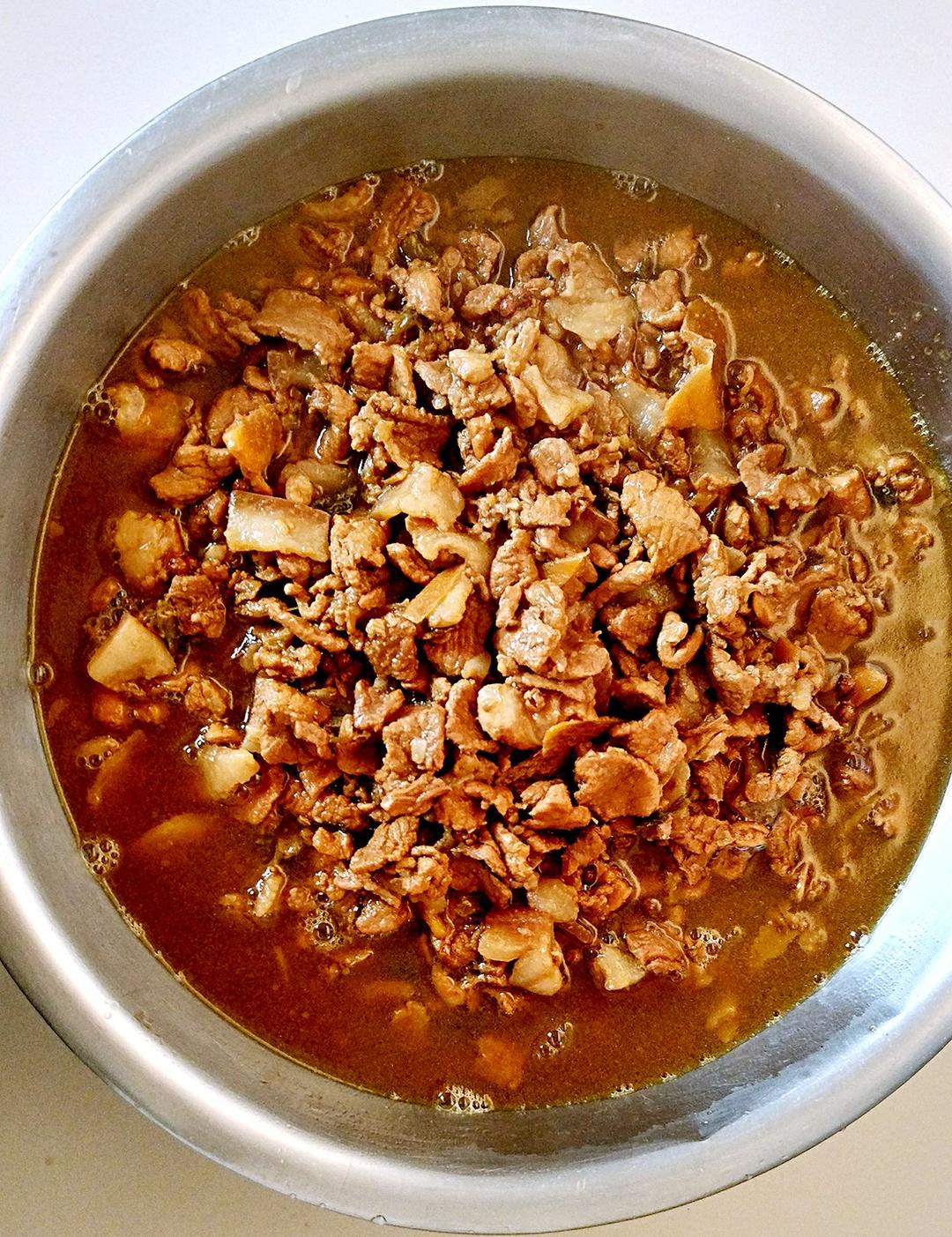 shirohayal做的肉臊子