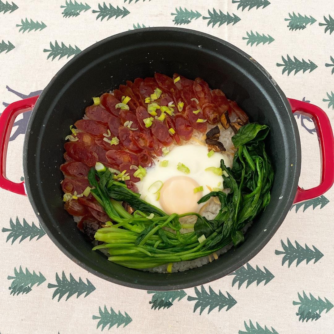 香肠煲仔饭