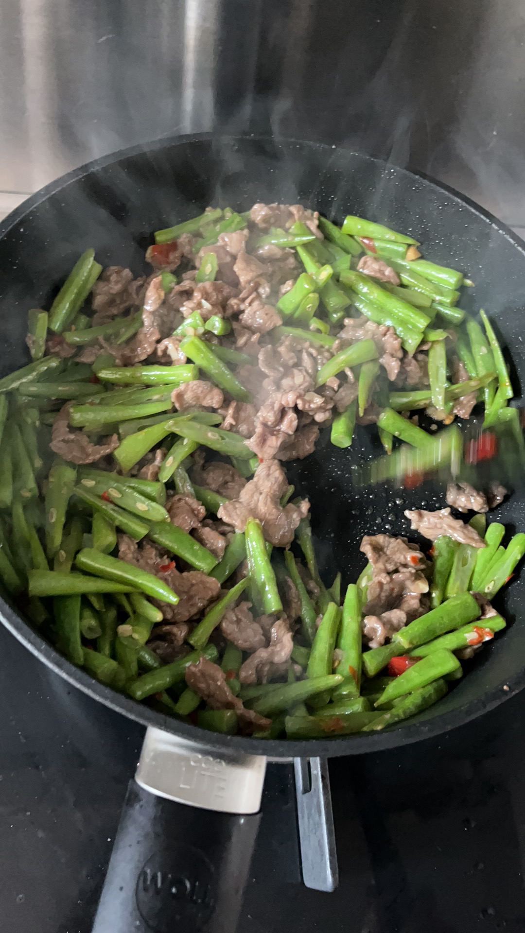 四季豆炒牛肉