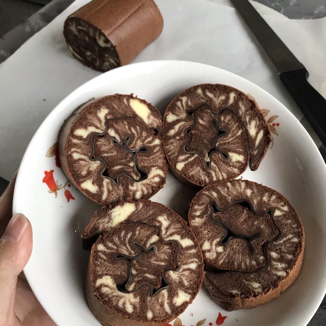 可可旋风蛋糕卷（视频）