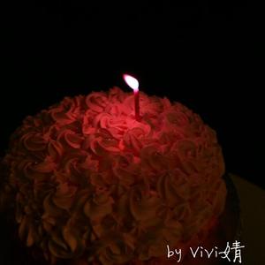 渐变玫瑰蛋糕——给自己的生日蛋糕的做法 步骤6